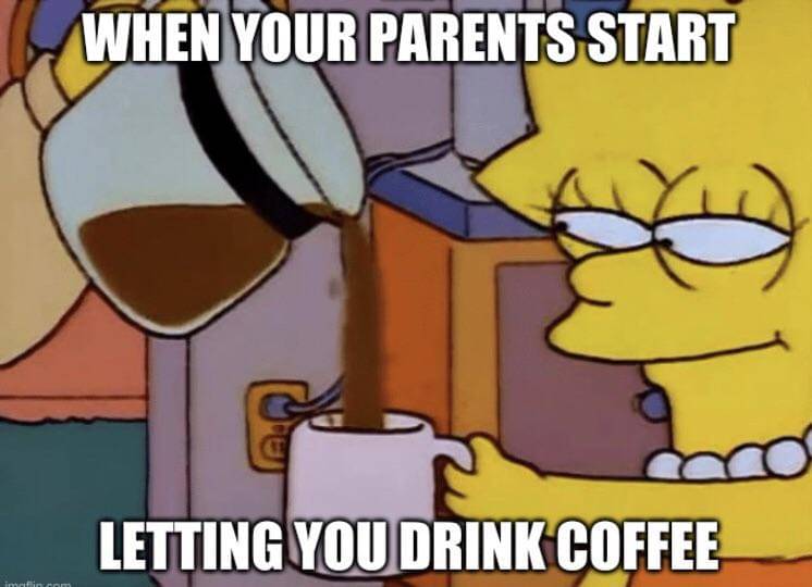 meme kartun tentang kopi