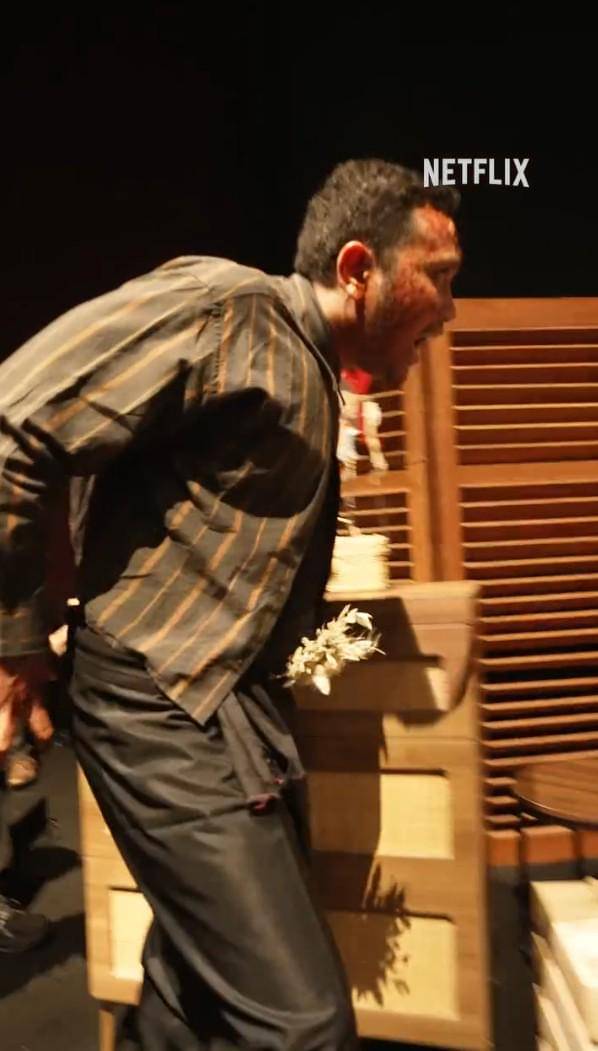 potret Karmalogy jadi zombie film Abadi Nan Jaya (instagram.com/netflixid)