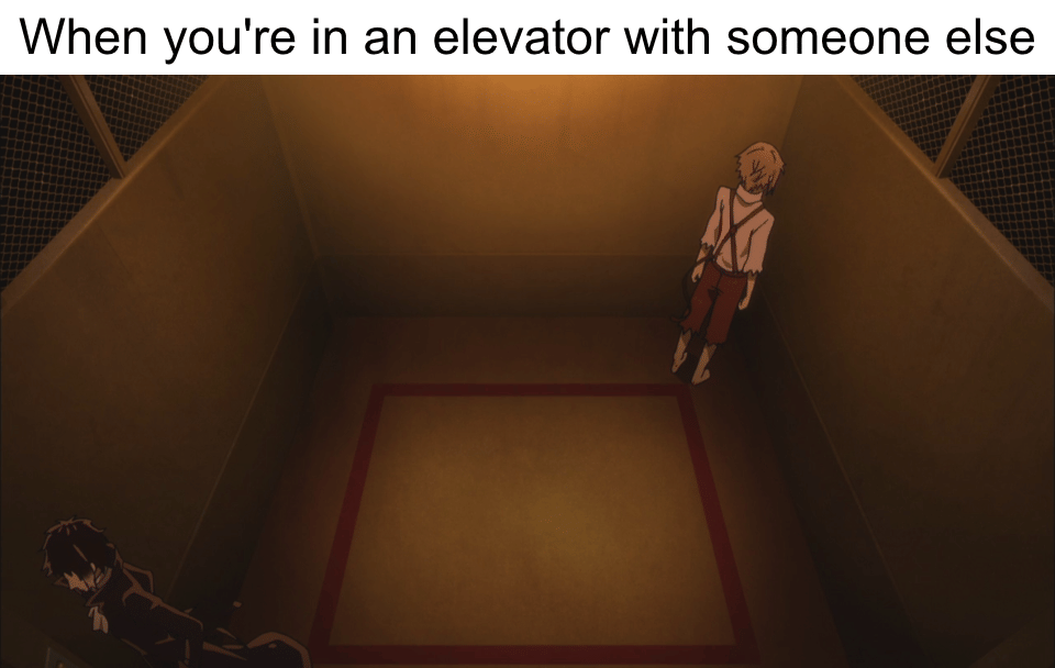 meme anime tentang kontak mata