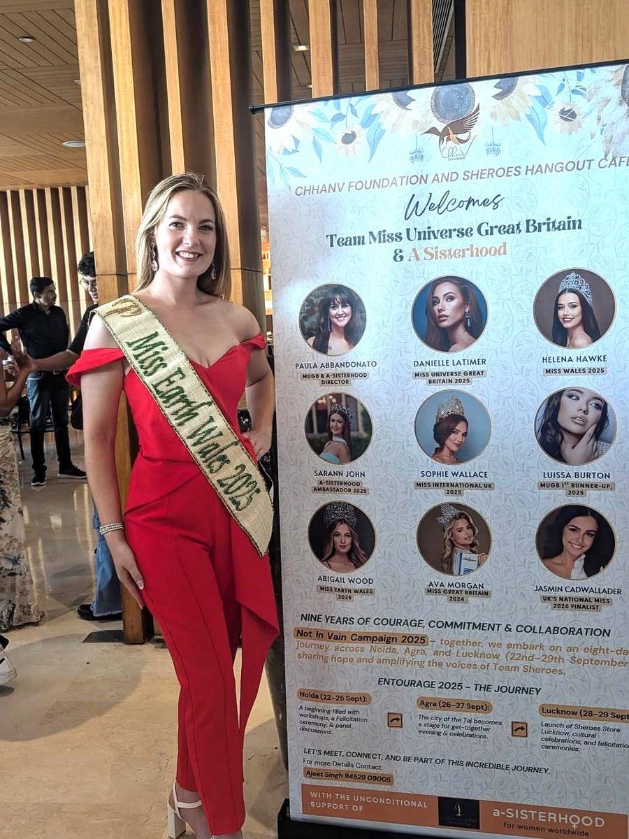 potret Abigail Wood, Miss Earth Wales 2025