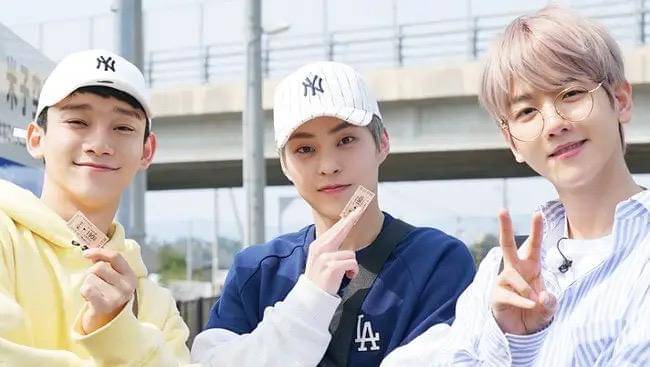 Chen, Baekhyun, Xiumin (instagram.com/weareone.exo)