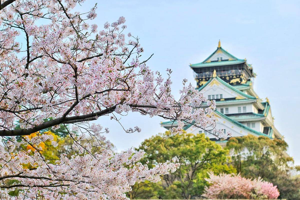 ilustrasi Osaka Castle