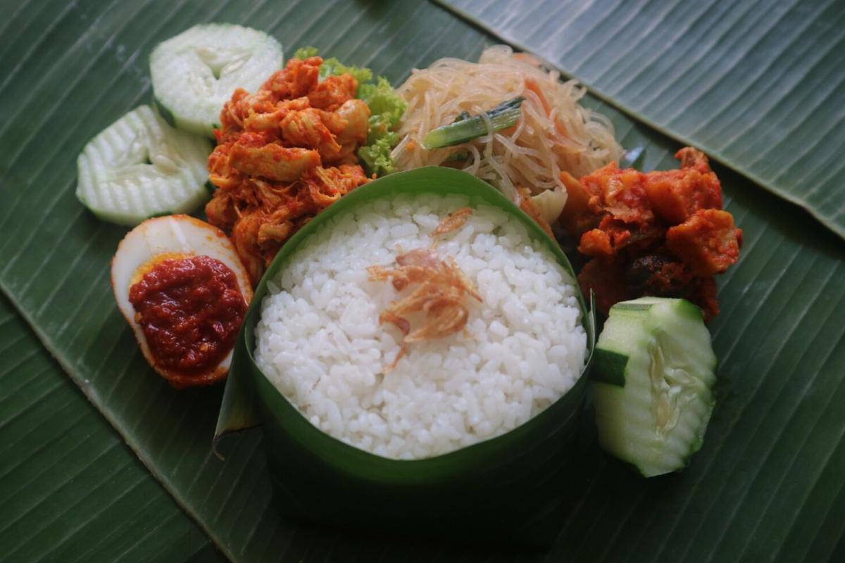 ilustrasi nasi langgi