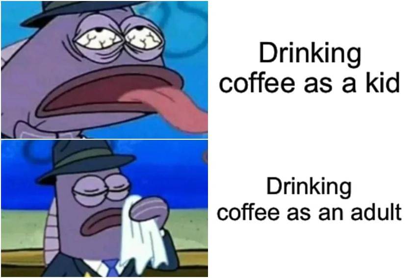 meme kartun tentang kopi