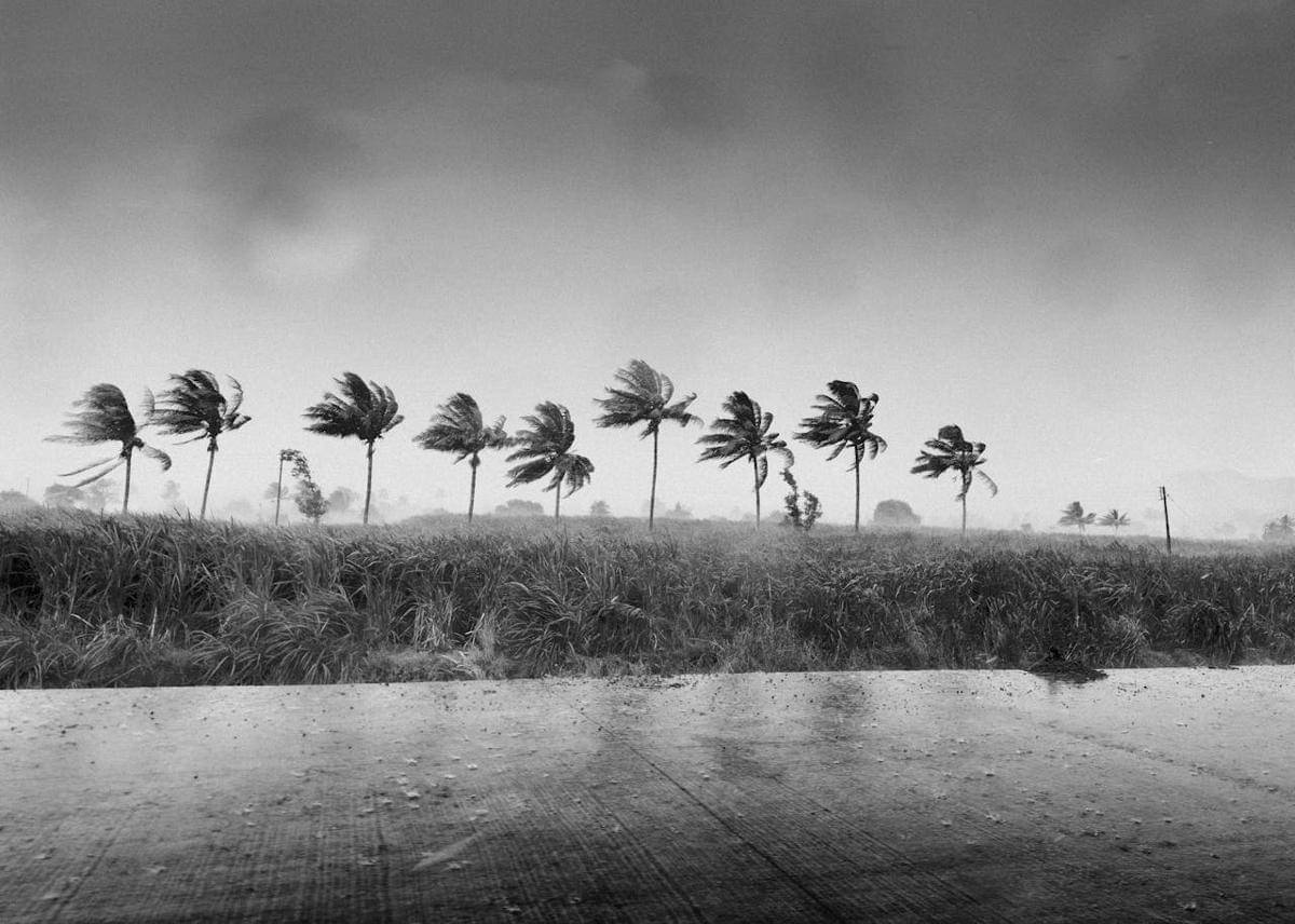 ilustrasi angin kencang