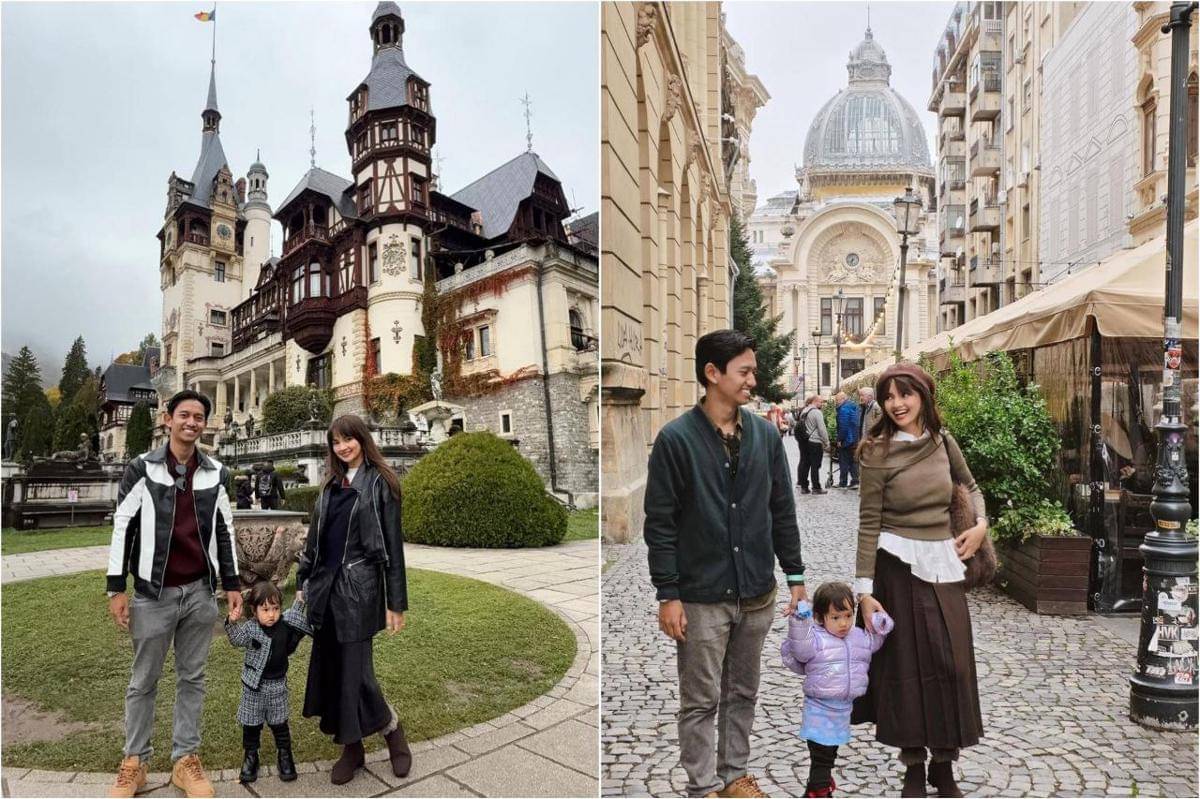 keluarga Sabrina Anggraini ke Romania