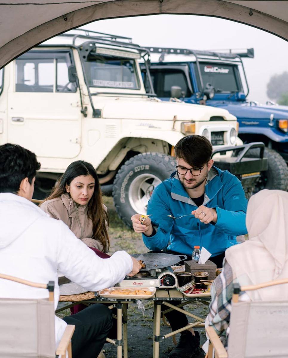 keluarga Sarah Keihl liburan ke Gunung Bromo