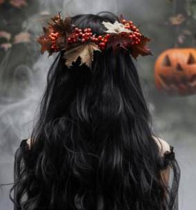 Gaya rambut Halloween