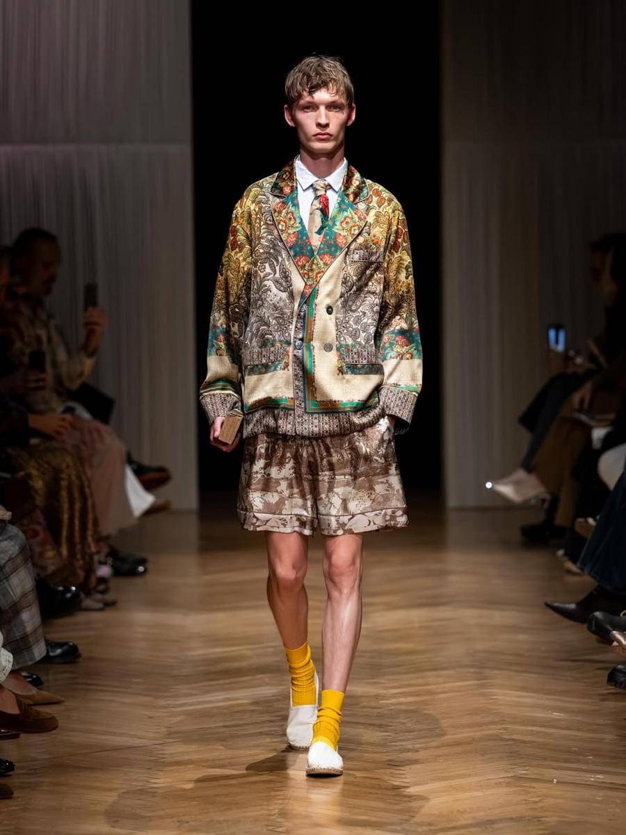 Koleksi Pierre-Louis Mascia S/S '26 di Milan Fashion Week