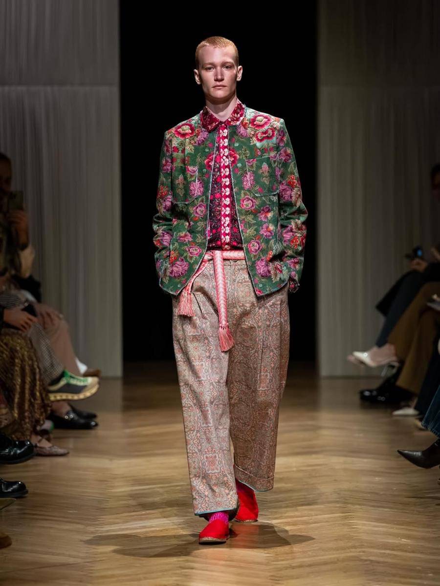 Koleksi Pierre-Louis Mascia S/S '26 di Milan Fashion Week