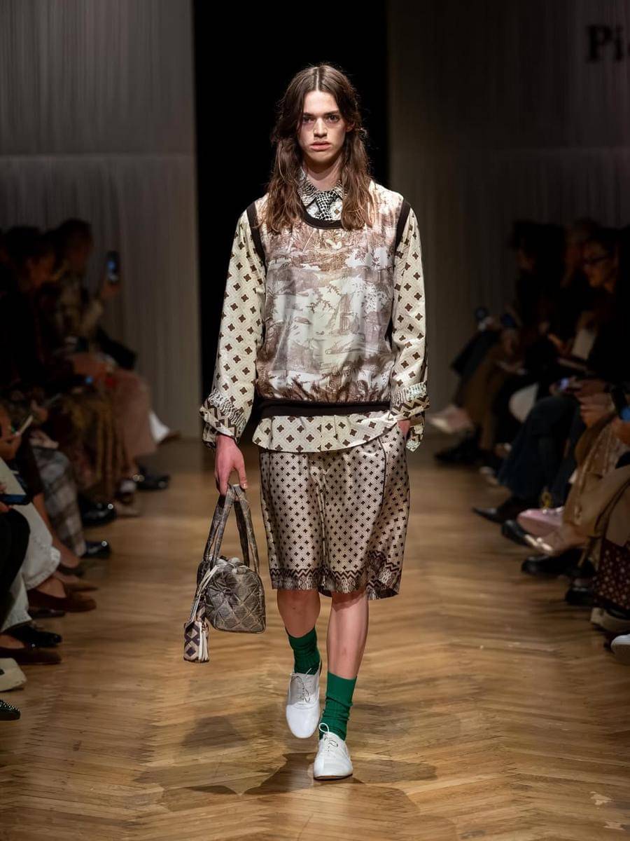 Koleksi Pierre-Louis Mascia S/S '26 di Milan Fashion Week