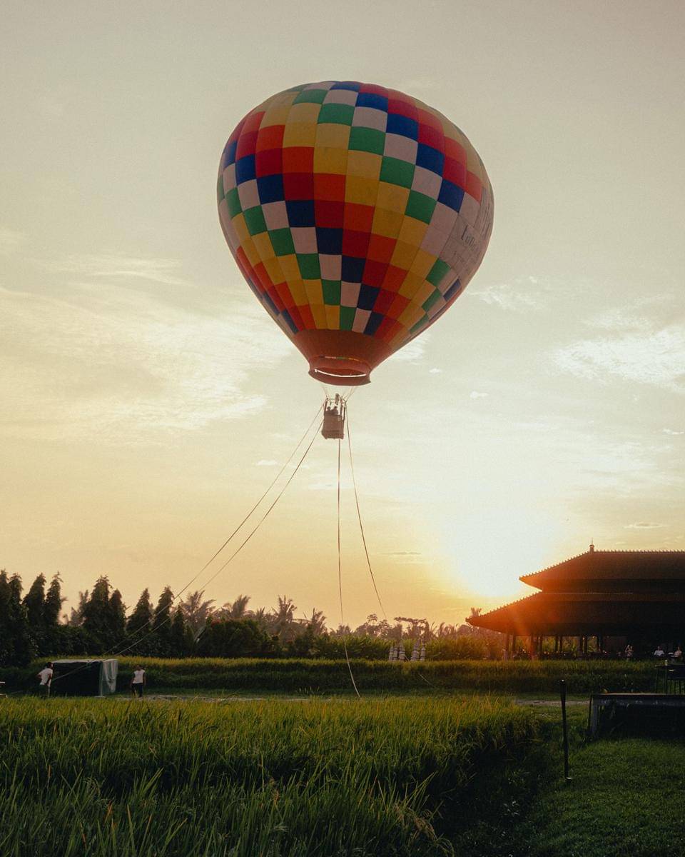 balon udara Ubud yang telah mengudara (instagram.com/hadipranahospitality)