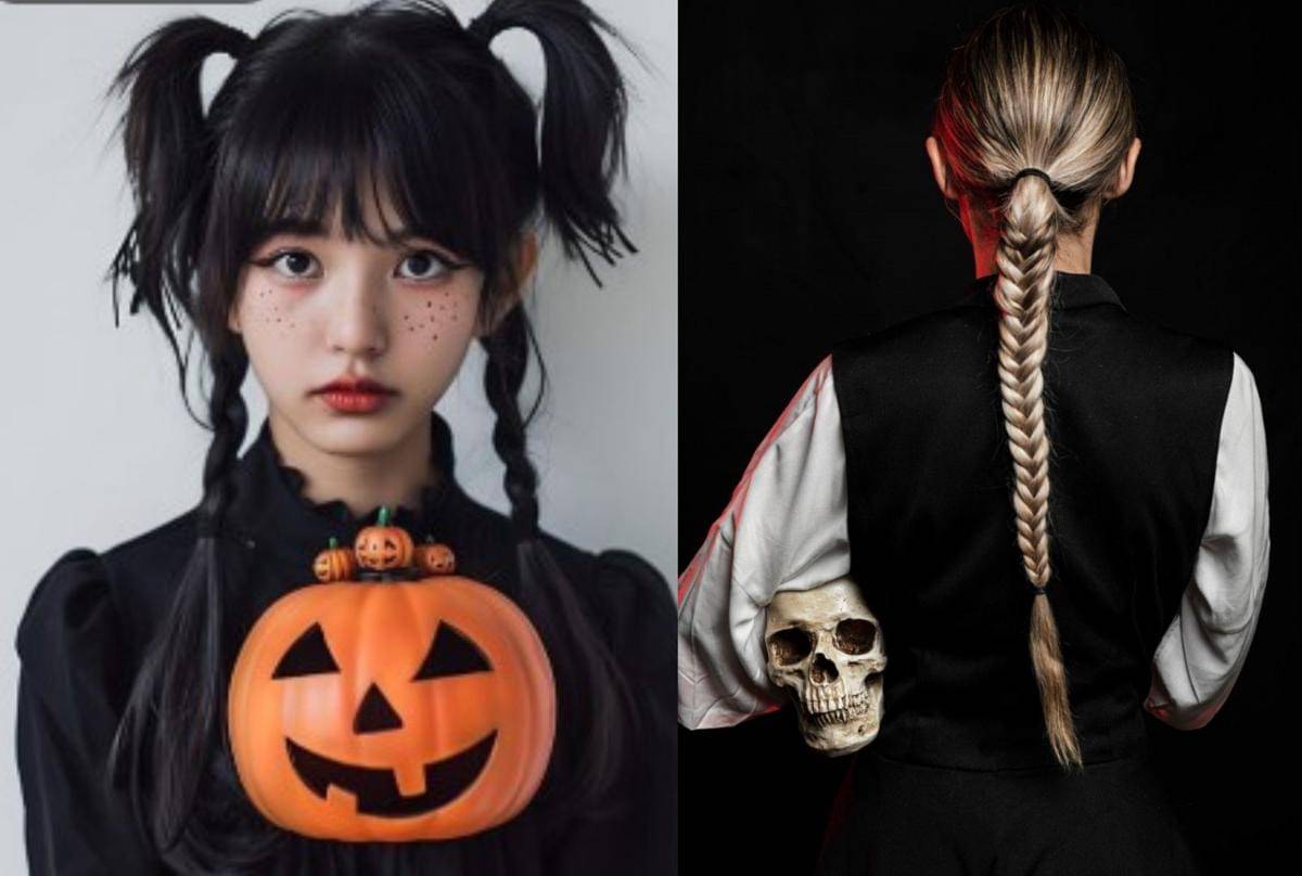 Gaya rambut Halloween