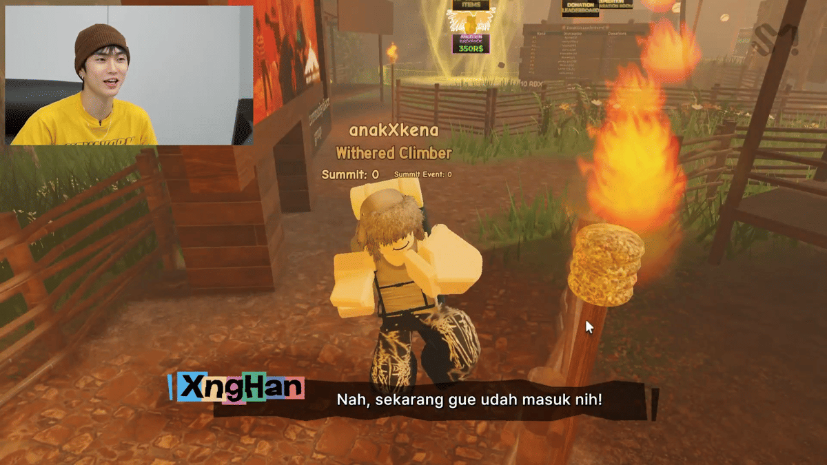 XngHan main Roblox map gunung Garut