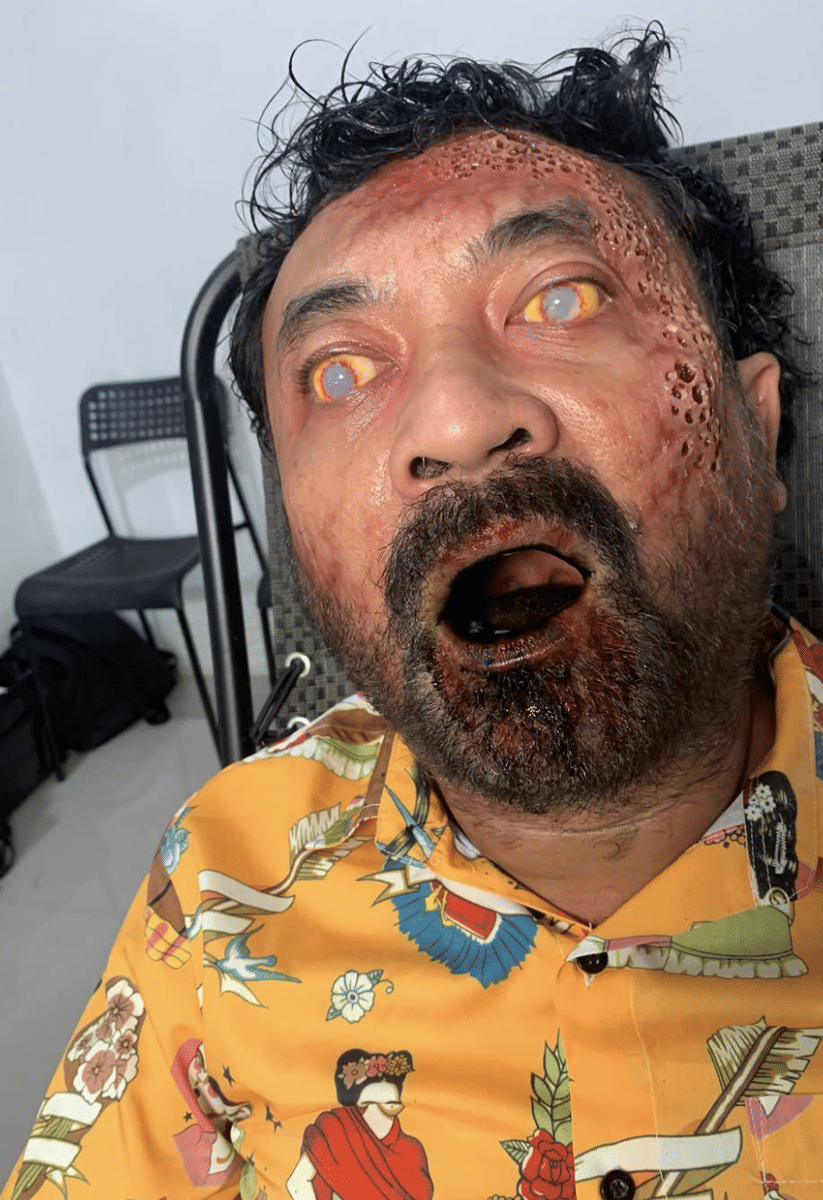 potret detail riasan zombie di Abadi Nan Jaya (instagram.com/astridsambudiono)