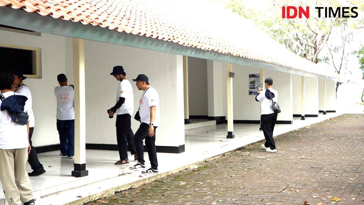 Jakarta Walking Tour Festival 2025 menjelajahi Pulau-pulau di Kepulauan Seribu. (IDN Times/Alya Dwi Achyarini)