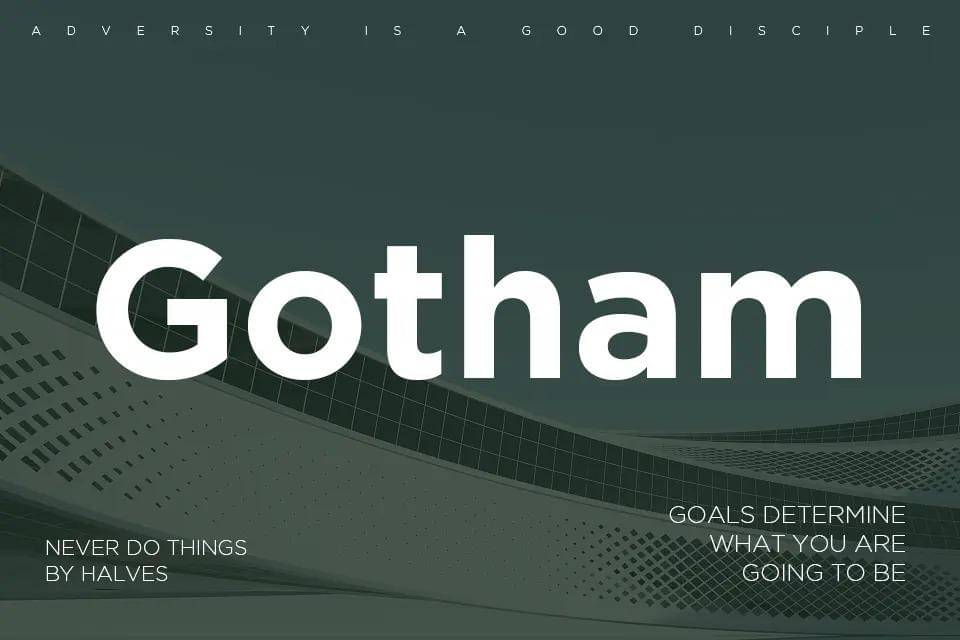 dok. Deefont/Gotham Font