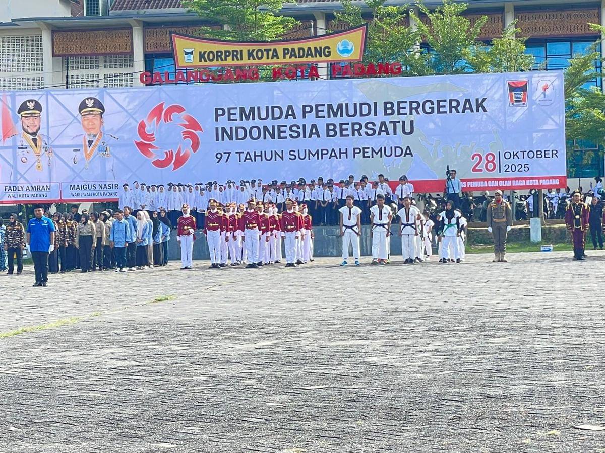 Upacara peringatan Hari Sumpah Pemuda di Padang (Foto: IDN Times/Halbert Caniago)