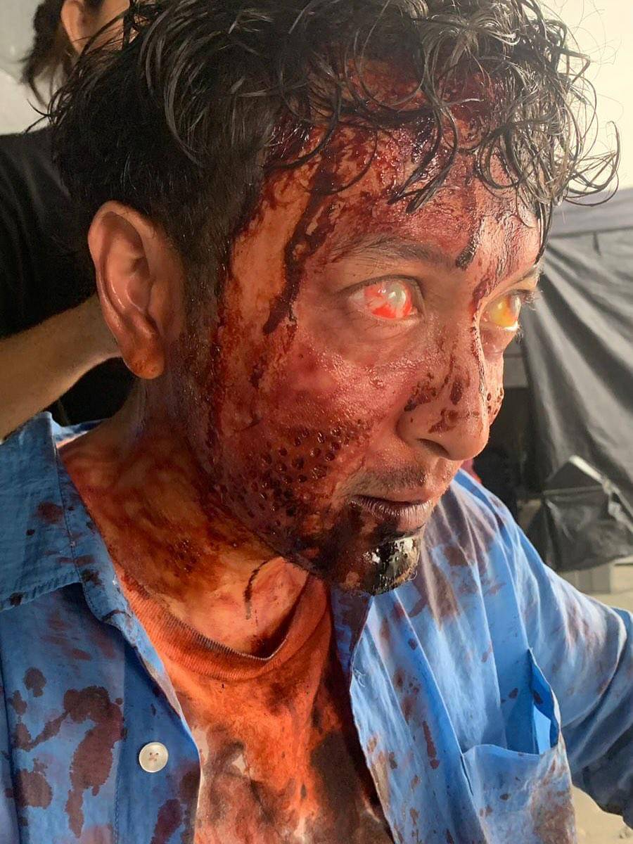 potret detail riasan zombie di Abadi Nan Jaya (instagram.com/astridsambudiono)