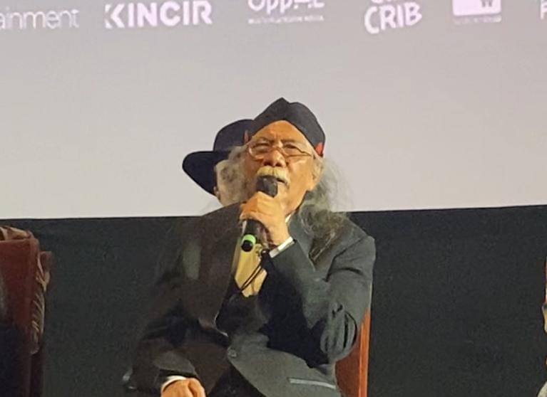 potret press conference film Pangku di XXI Epicentrum, Selasa (28/10/2025) (dok. IDN Times/Rani Asnurida)