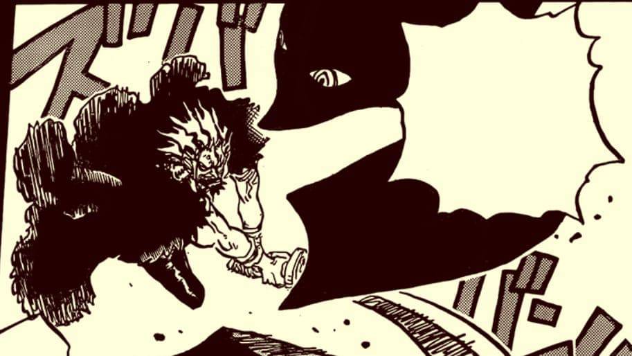 Rocks D. Xebec memotong Imu. (Dok. Shueisha, Eiichiro Oda/One Piece)