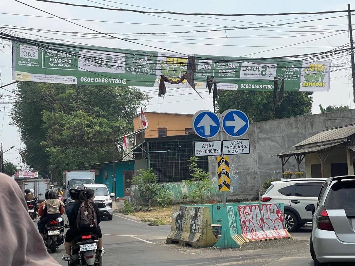 Reklame liar di Tangsel menjamur