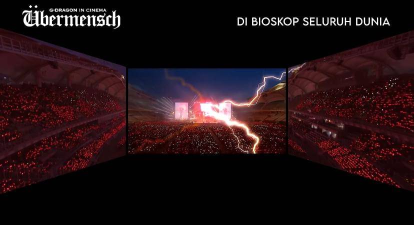 cuplikan film G-DRAGON IN CINEMA [Ubermensch] (instagram.com/cgv.id)