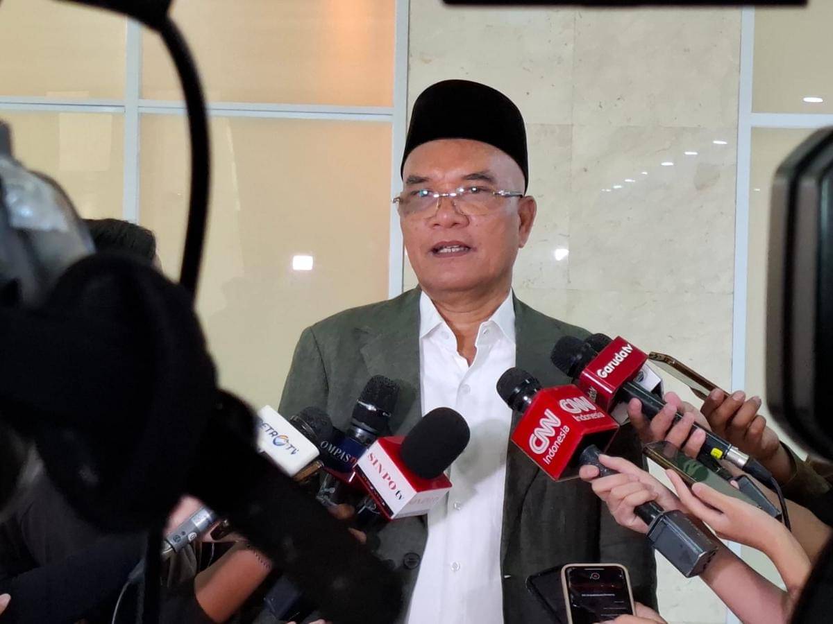 Ketua Komisi VIII DPR RI dari Fraksi PKB, Marwan Dasopang bicara persiapan pelaksanaan Haji 2026. (IDN Times/Amir Faisol).