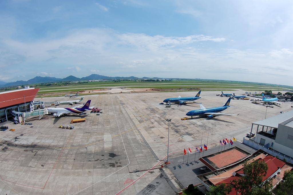 potret bandara di Hanoi