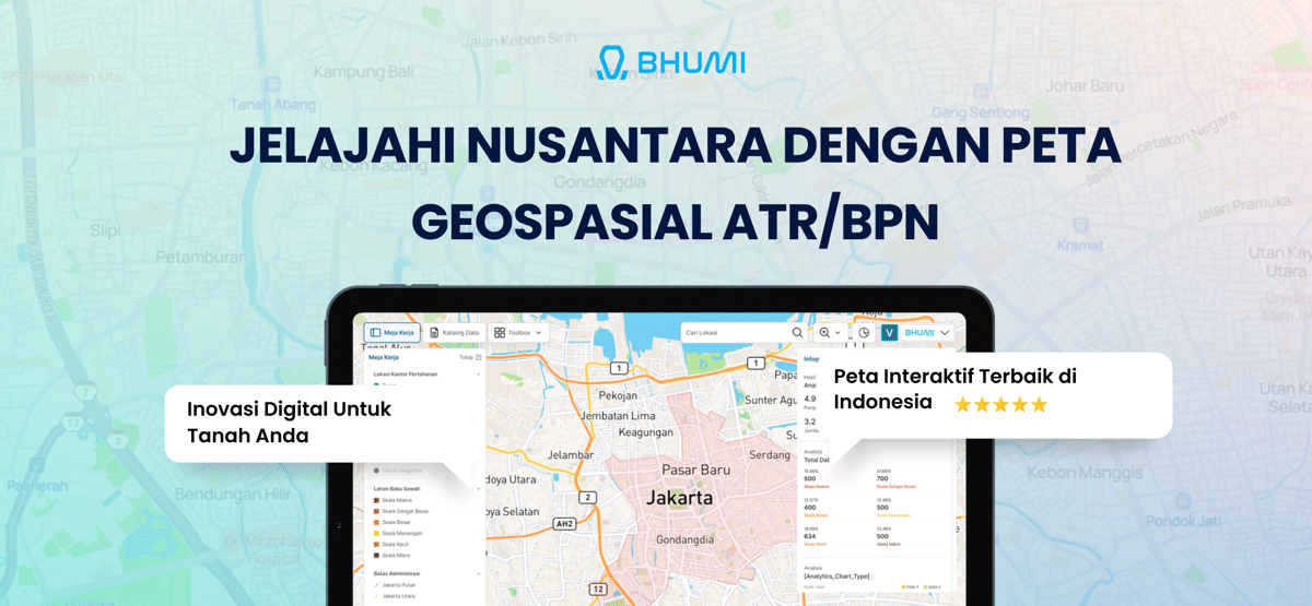 Tampilan website BHUMI ATR/BPN