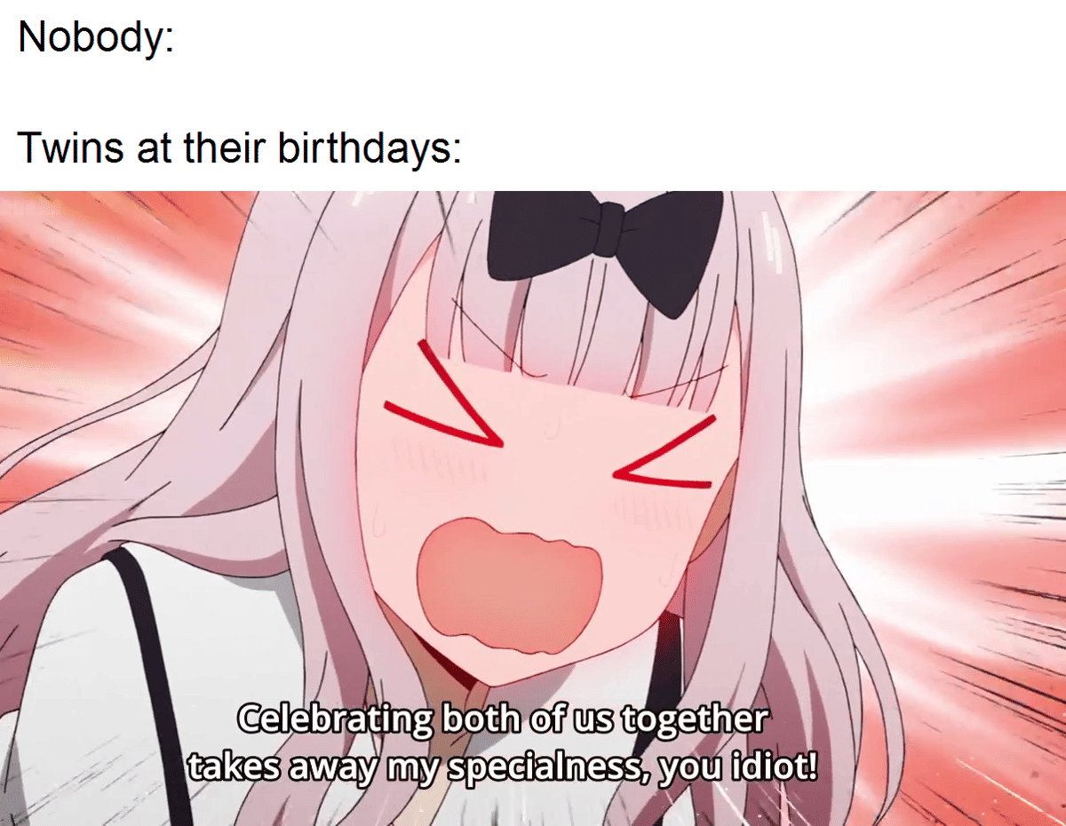 meme anime tentang pesta ulang tahun