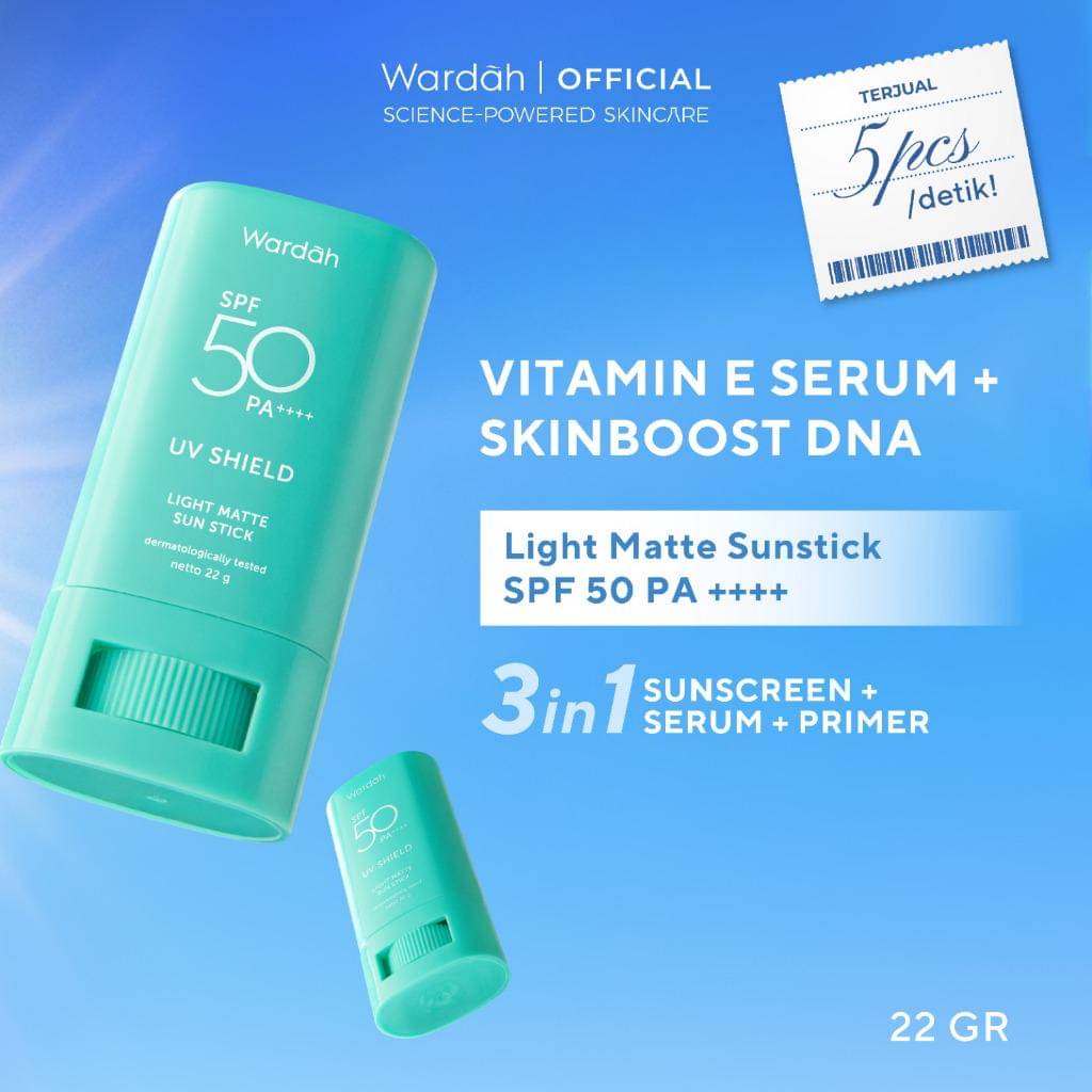 WARDAH UV Shield Light Matte Sun Stick SPF 50 PA +++