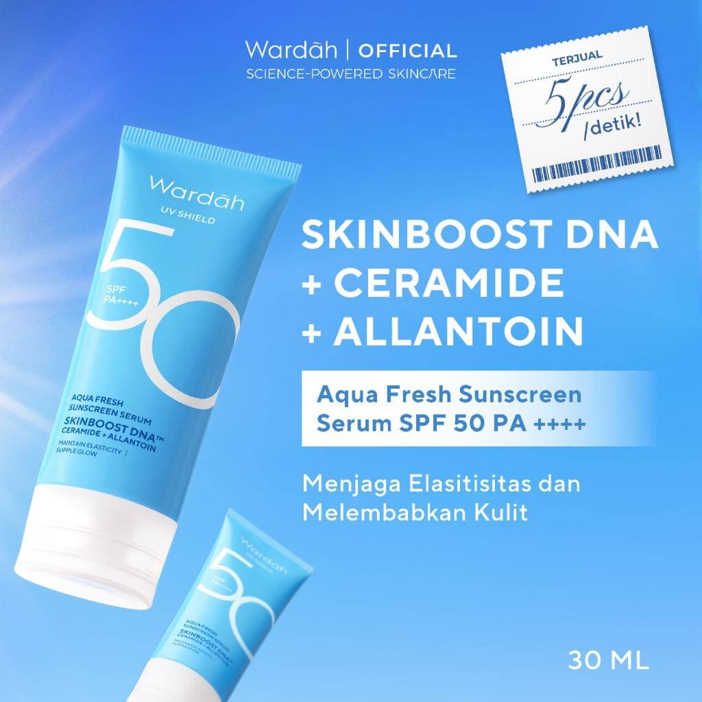 WARDAH UV Shield Aqua Fresh Sunscreen Serum SPF 50 PA++++