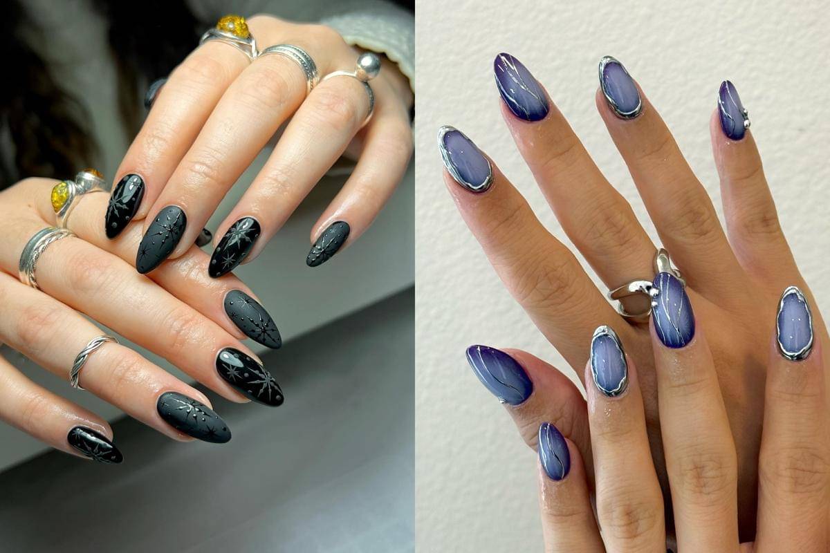 inspirasi nail art untuk zodiak Scorpio