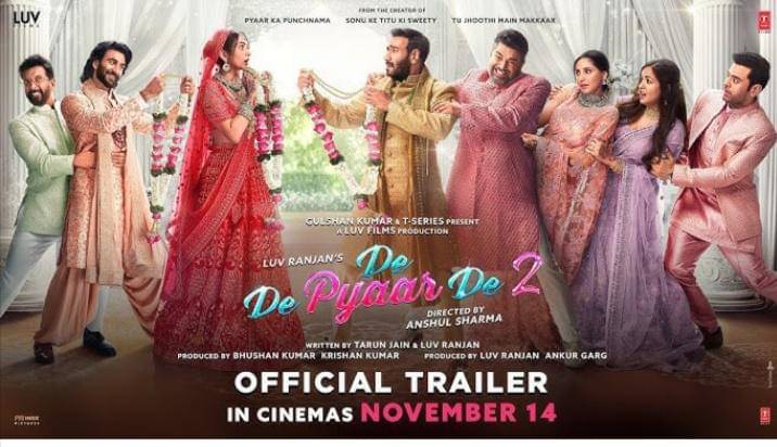 poster film De De Pyaar De 2
