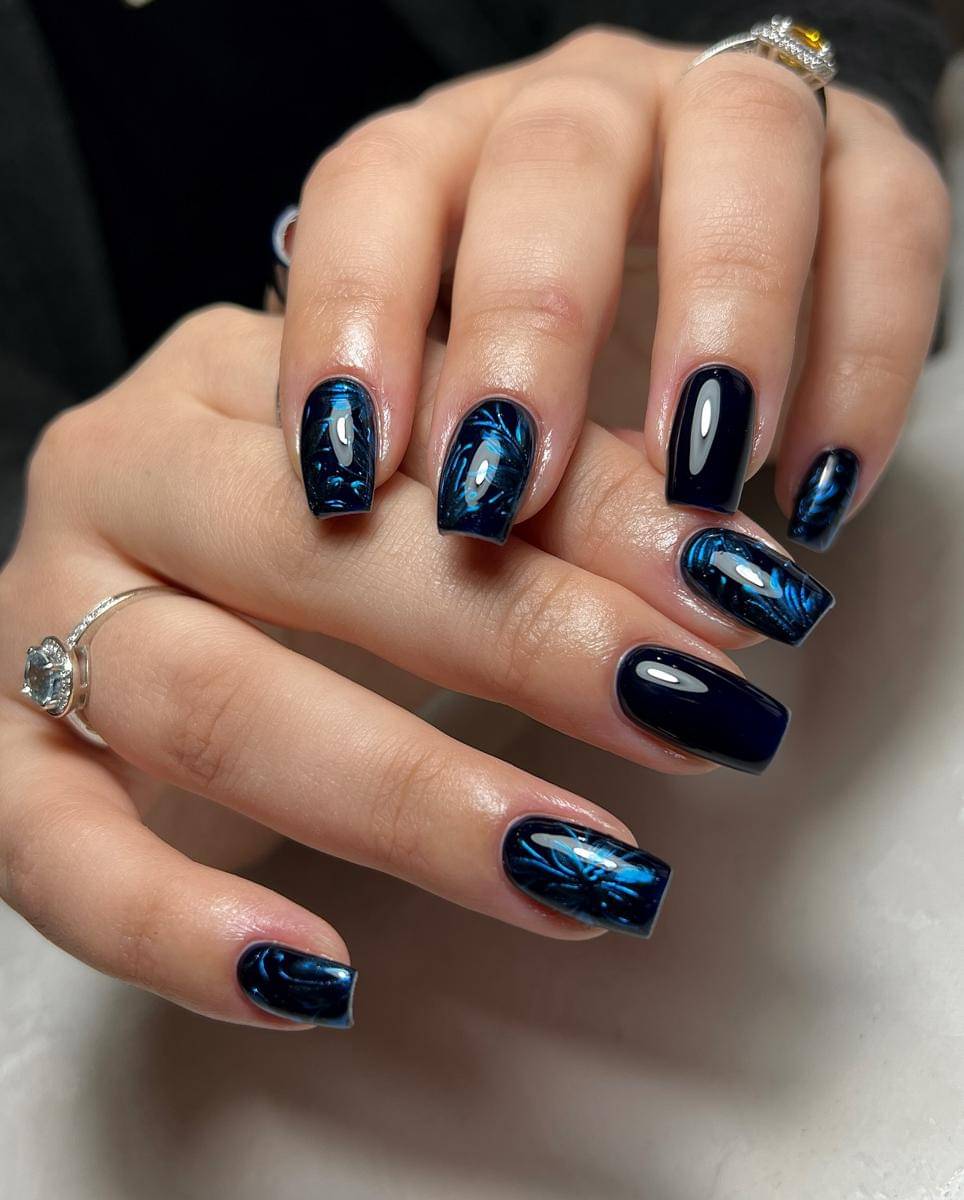 inspirasi nail art untuk zodiak Scorpio