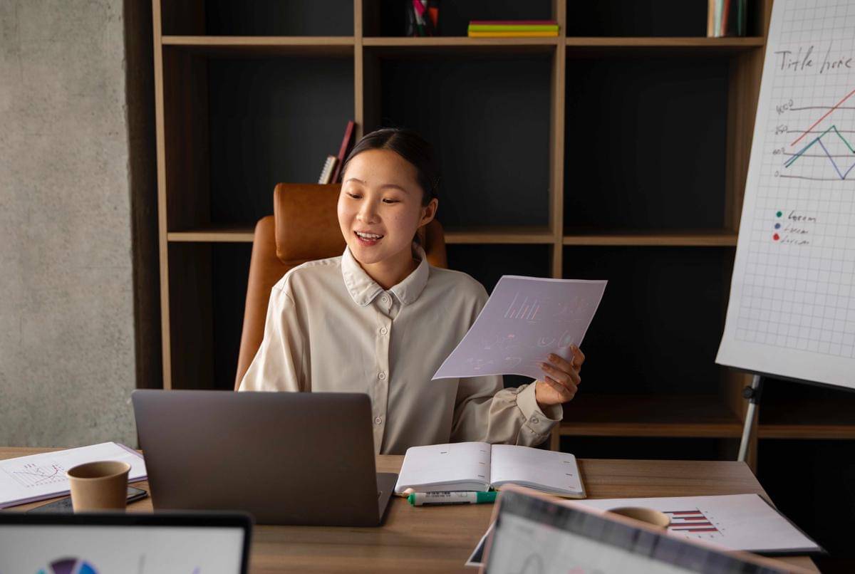 ilustrasi profesional dalam bekerja