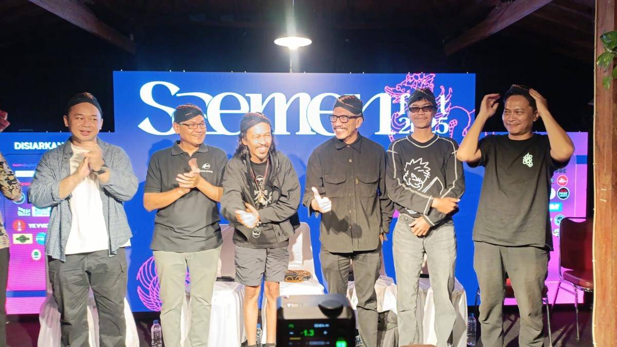 Jumpa pers Saemen Fest 2025. (IDN Times/Herlambang Jati Kusumo)