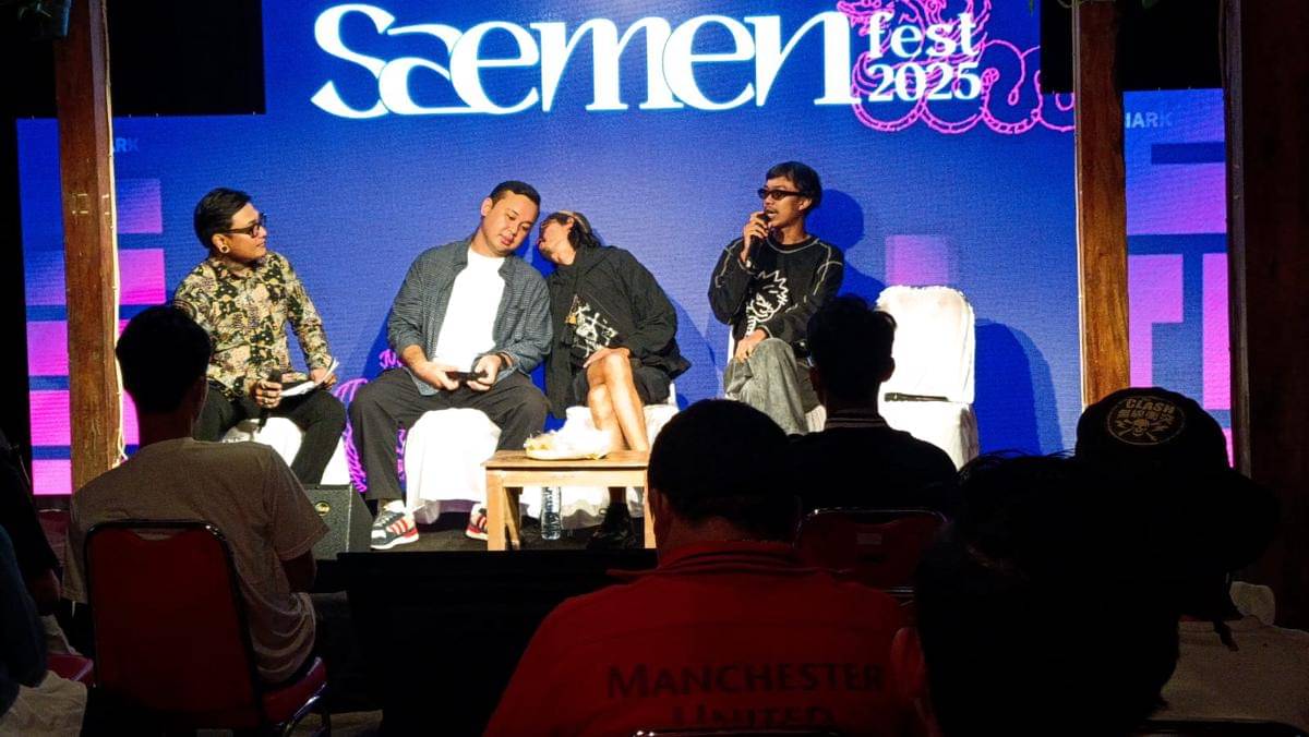 Jumpa pers Saemen Fest 2025. (IDN Times/Herlambang Jati Kusumo)