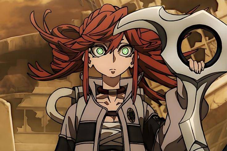 Visual Riyo membawa gunting miliknya