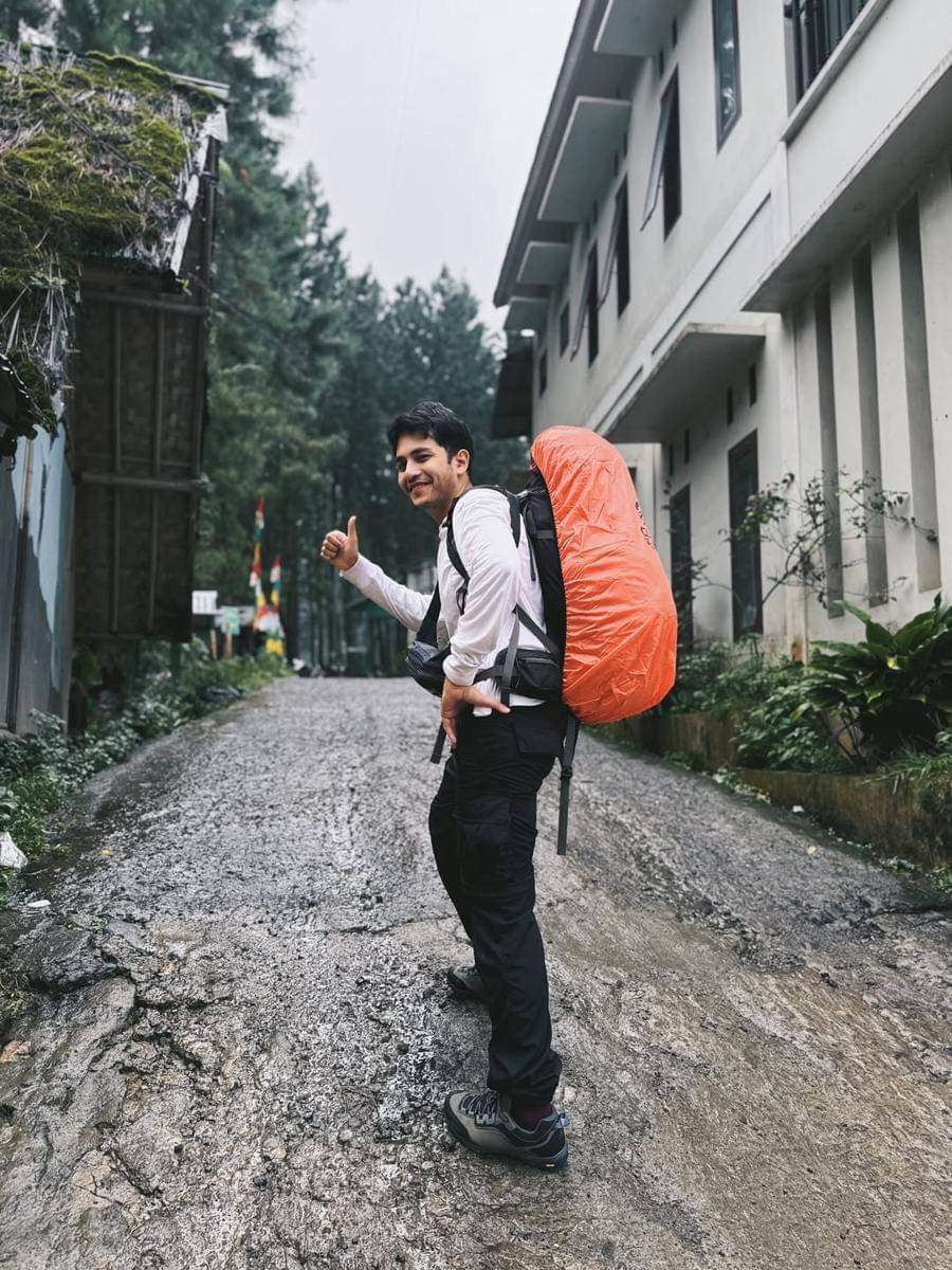 Rizky Alatas mendaki Gunung Slamet