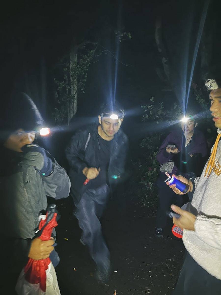 Rizky Alatas mendaki Gunung Slamet