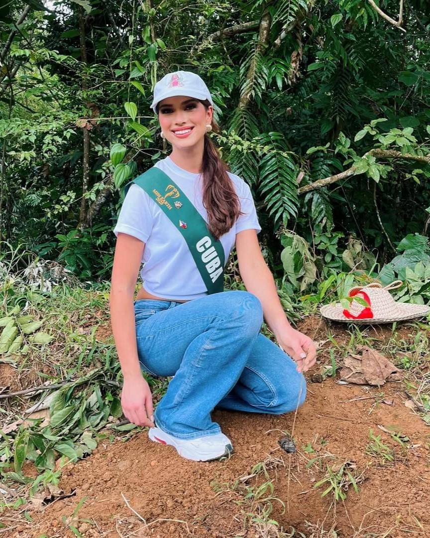 potret Rachel Chang, Miss Earth Kuba 2025