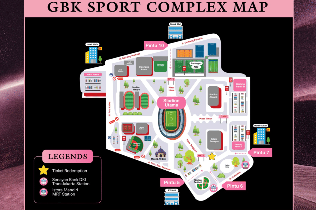 venue konser BLACKPINK di Jakarta