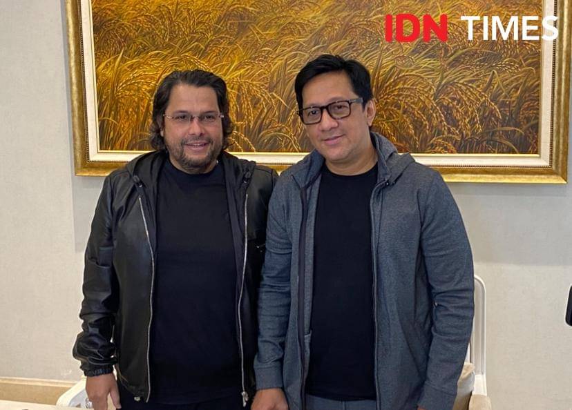 potret Andre Taulany dan Malik Bawazier