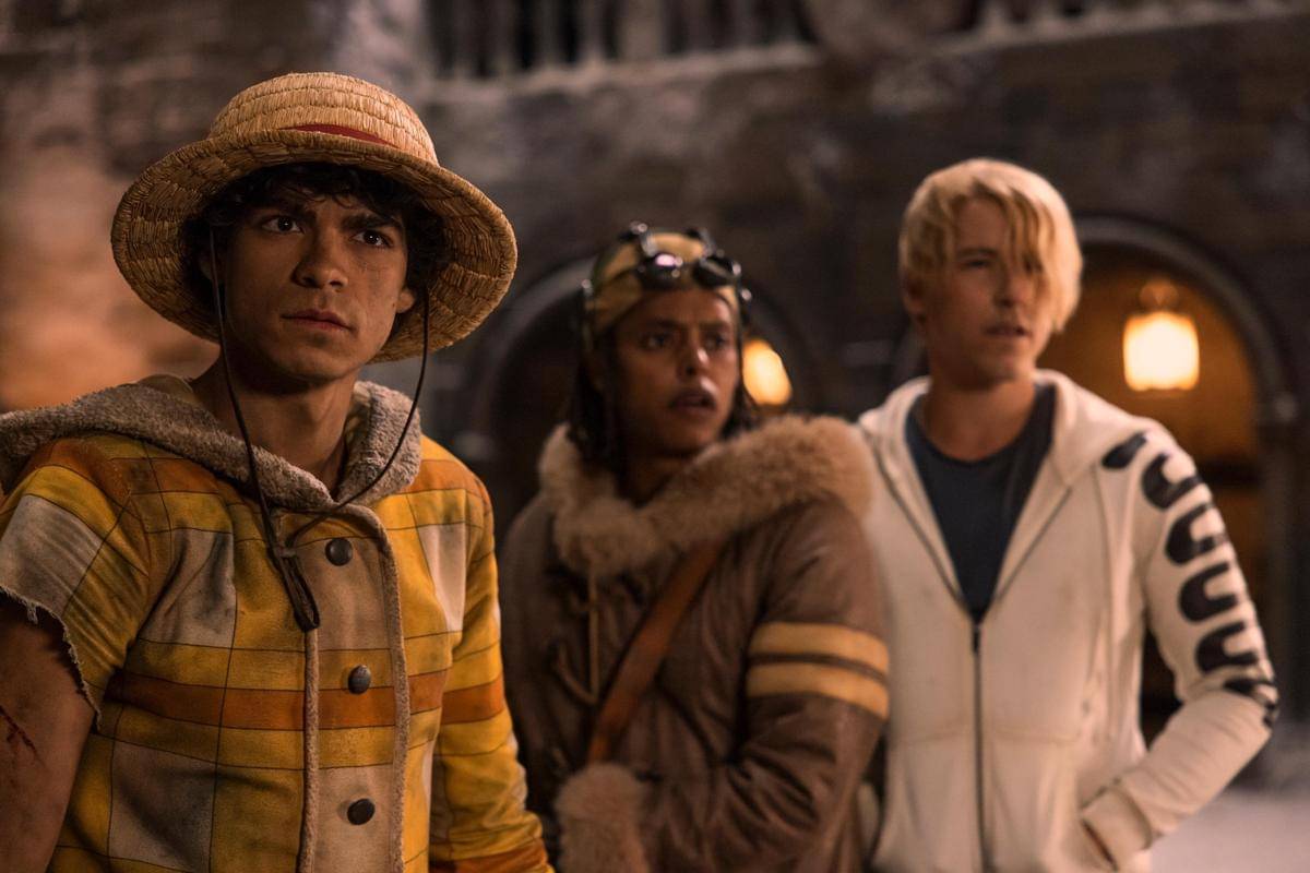 Luffy Usopp dan Sanji. (Dok. Netflix/One Piece) 