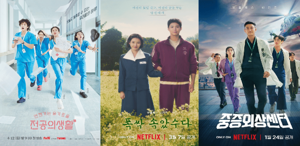 beberapa poster drama Korea rating tertinggi 2025