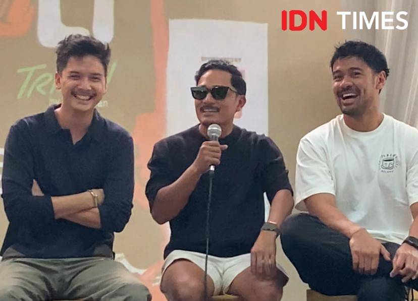 press conference Bahkan Voli 3 di COMA, M Bloc, Rabu (29/10/2025) (dok. IDN Times/Rani Asnurida)