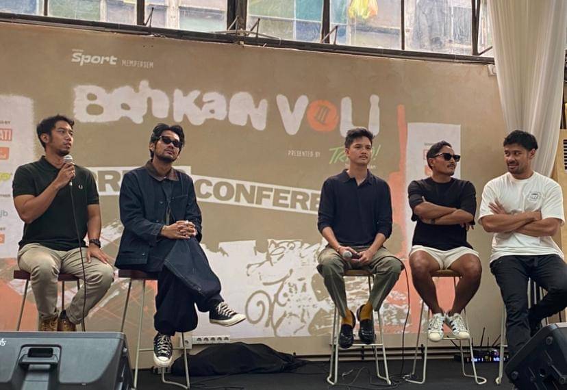 prese conference Bahkan Voli 3 di COMA, M Bloc, Rabu (29/10/2025) (dok. IDN Times/Rani Asnurida)