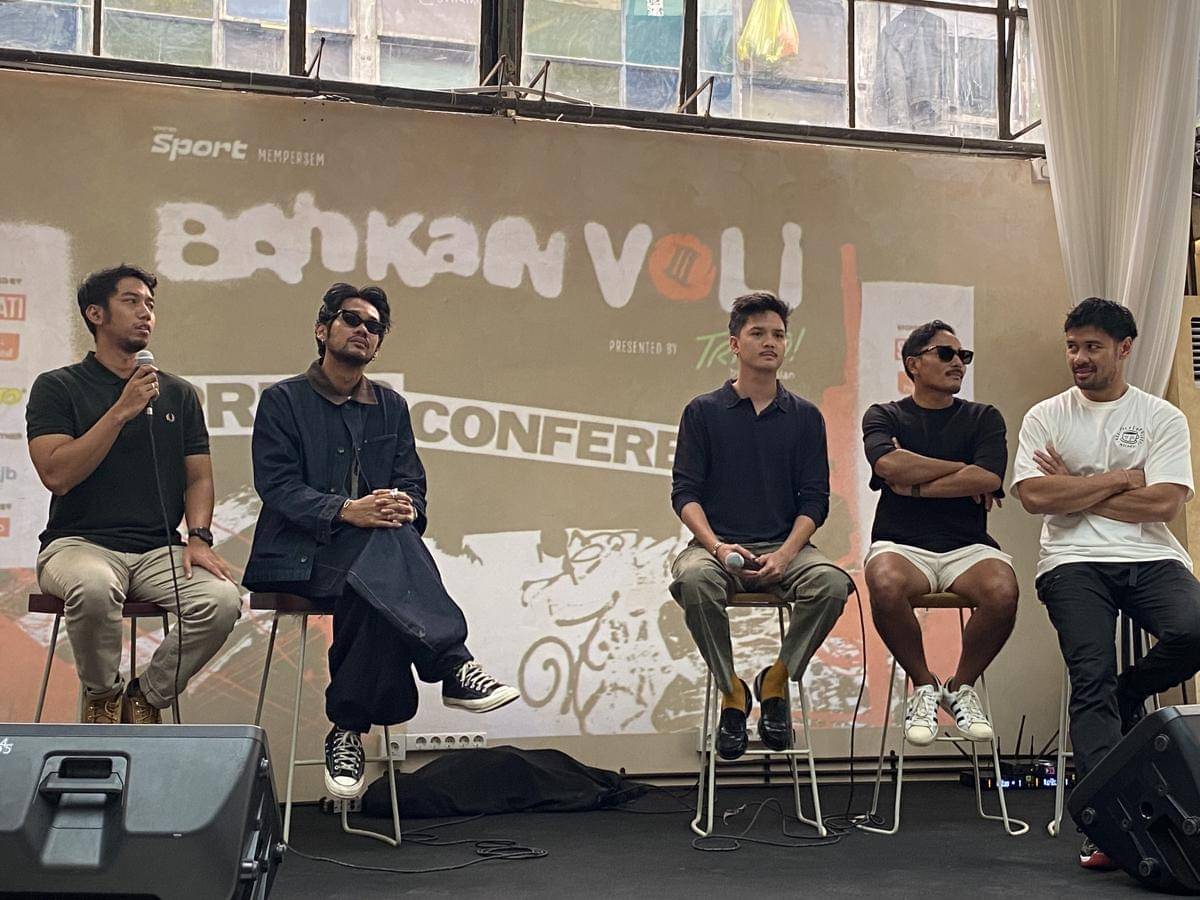 press conference Bahkan Voli 3 di COMA, M Bloc, Rabu (29/10/2025) (dok. IDN Times/Rani Asnurida)